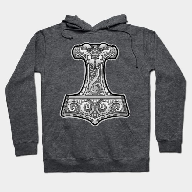 Thors hammer mjolnir Hoodie by weilertsen